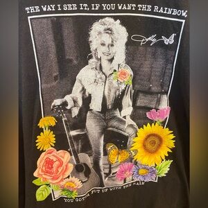 Dolly Parton Graphic Casual Cozy T-Shirt Top XL